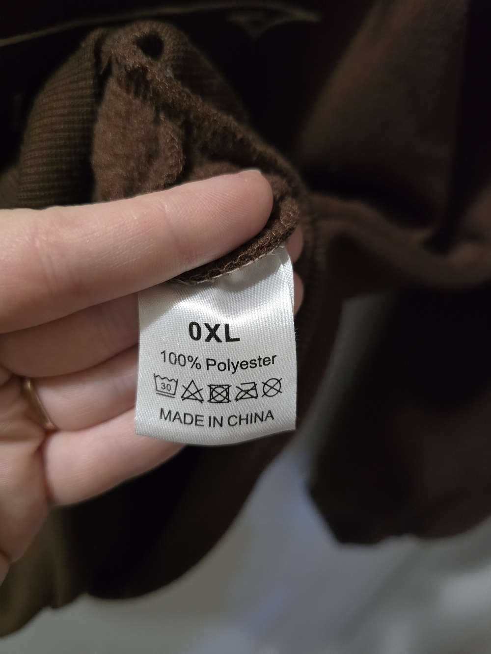Flourish and Blotts Harry Potter Brown Hoodie Sweatshirt - Picture 3 of 3